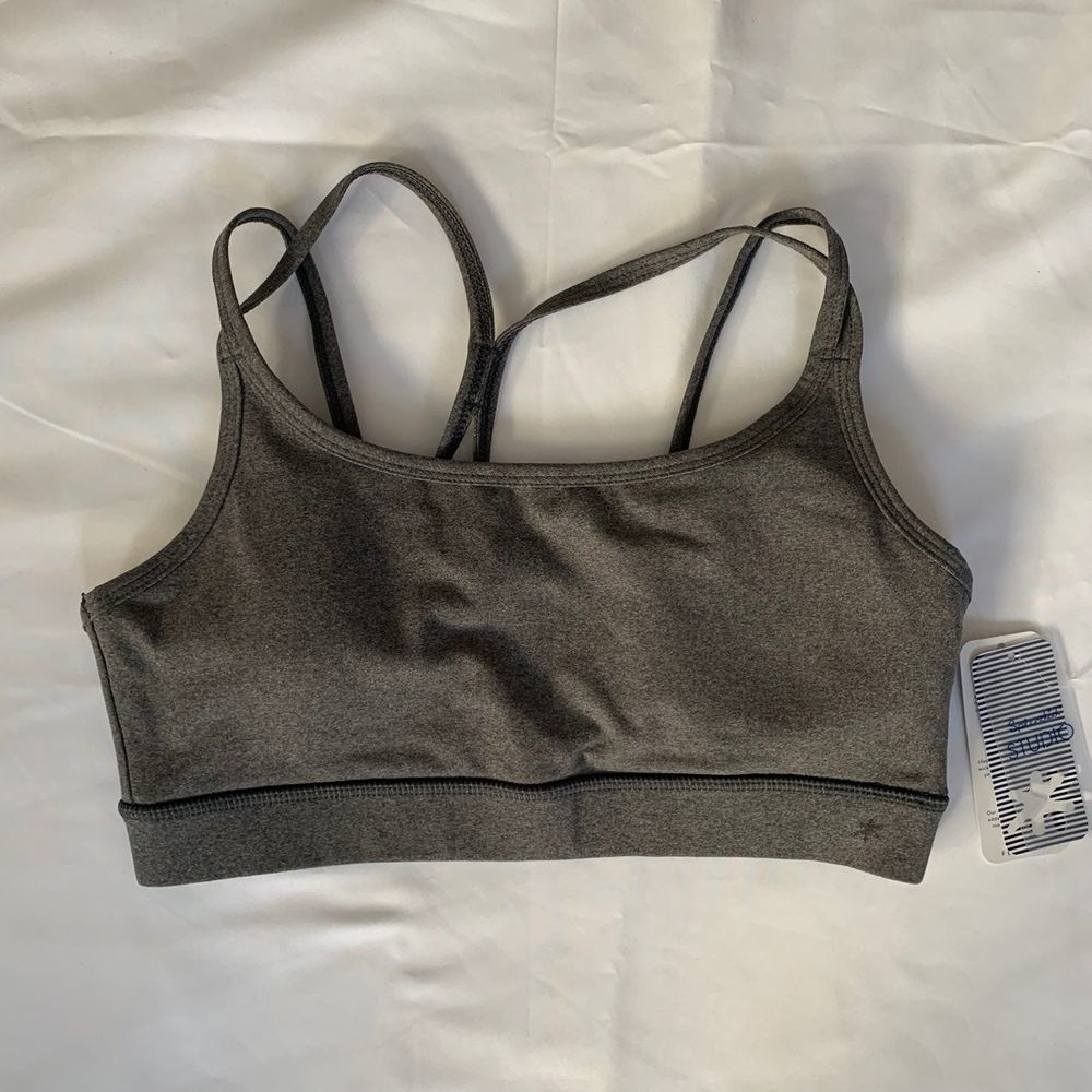 NWT Splendid Studio Grey Sports Bra